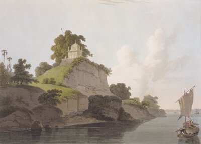 Hindoo Temple nær Currah, ved floden Ganges, fra 