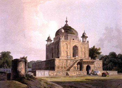 Mausoleum of Sultan Purveiz, nær Allahabad, fra 