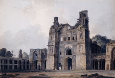 Atal-moskeen, Jaunpur, Uttar Pradesh, af Thomas Daniell
