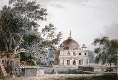 Prins Khusraus mausoleum, Allahabad, Uttar Pradesh, af Thomas Daniell