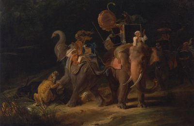 Tigerjagt i Ostindien [1798, Royal Academy of Arts, London, udstillingskatalog] af Thomas Daniell