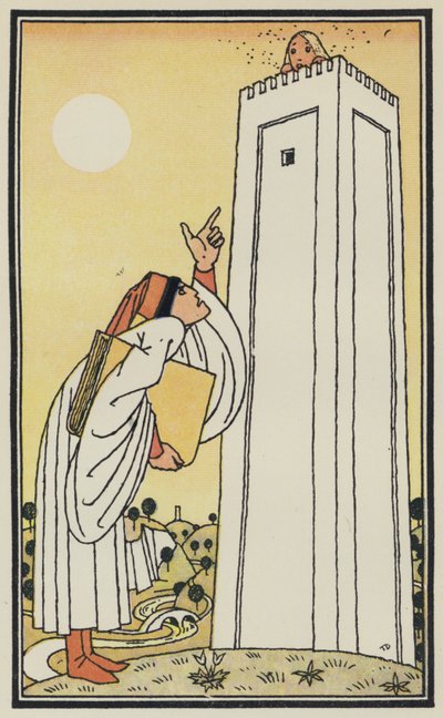 Illustration til Boccaccios Dekameron (farvelitografi) af Thomas Derrick