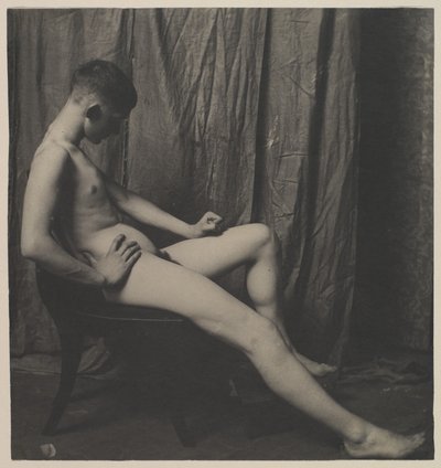 Bill Duckett nøgen, på Art Students’ League of Philadelphia af Thomas Eakins