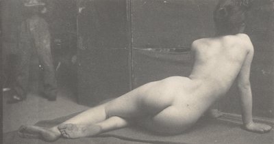 [Nøgen kvinde bagfra], ca. 1889., ca. 1889. af Thomas Eakins