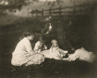 [Frances, Artie og Tom Crowell samt Susan Macdowell i Avondale, PA.] af Thomas Eakins