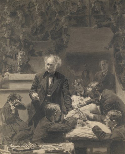 Gross Klinik, 1875-76. af Thomas Eakins