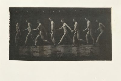 Marey Wheel-fotografier af uidentificeret model, 1884. af Thomas Eakins