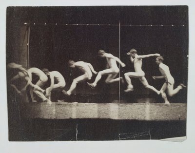 Marey Wheel-fotografier af uidentificeret model, 1884. af Thomas Eakins