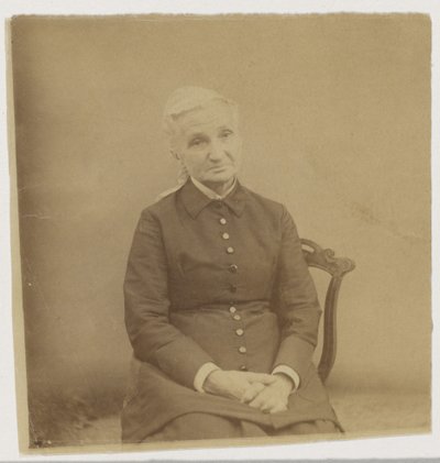 Portræt af en siddende ældre kvinde af Thomas Eakins
