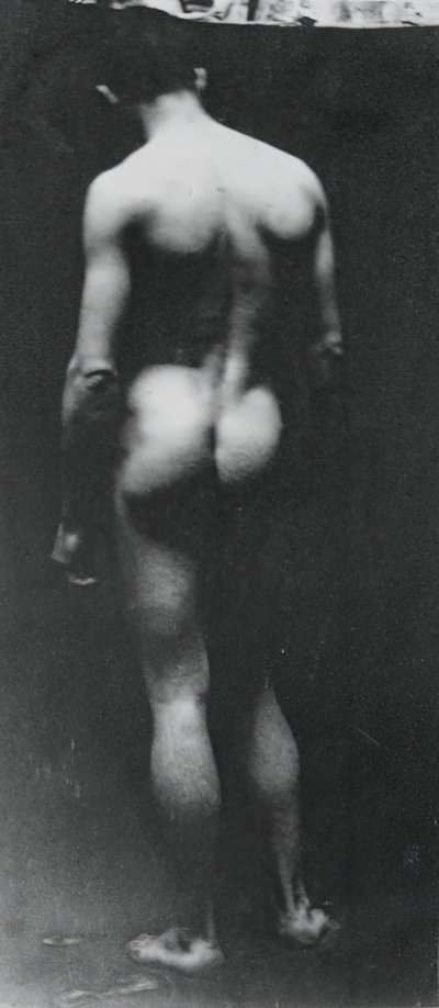 Stående nøgen Samuel Murray, ca. 1890-1892. af Thomas Eakins