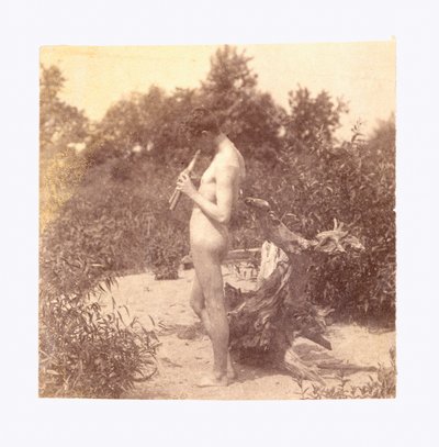 Stehender Pfeifer (Studie für "Arkadia") af Thomas Eakins