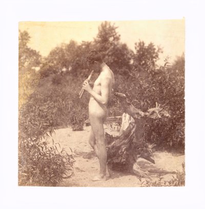 Standing Piper Study for Arcadia, ca. 1883. af Thomas Eakins
