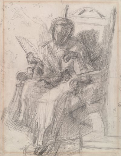 Studie for pige med kat- - Katherine af Thomas Eakins