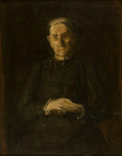 Studie til »Portræt af fru Elizabeth Duane Gillespie« af Thomas Eakins