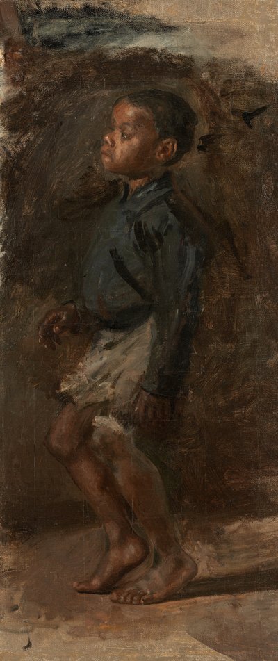 Studie for black Boy Dancing: The Boy, sandsynligvis 1877. af Thomas Eakins