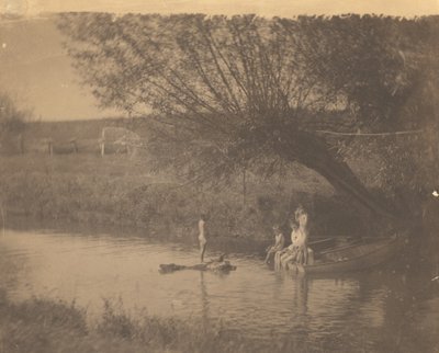 [Susan Macdowell og Crowell-børnene i Avondale, Pennsylvania] af Thomas Eakins