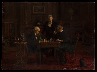 Skakspillerne af Thomas Eakins