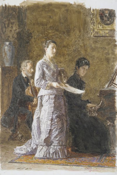 Den patetiske sang, 1881. af Thomas Eakins