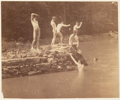 Thomas Eakins og studerende, ca. 1883. af Thomas Eakins
