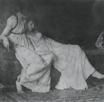 Uidentificerede modeller i græske kostumer, ca. 1883. af Thomas Eakins