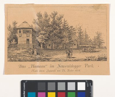 Das "Hameau" im Neuwaldegger Park af Thomas Ender