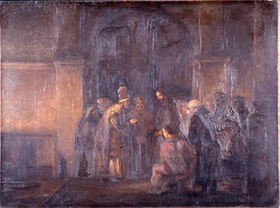 Hyldestpengene (efter Rembrandt) af Thomas F. Hodgkins
