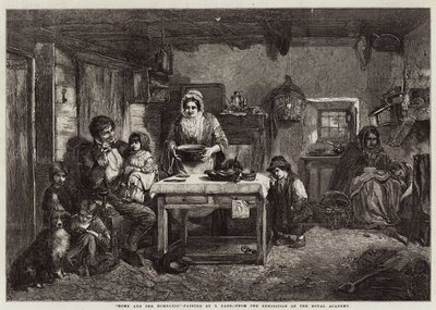 Hjem og hjemløse af Thomas Faed