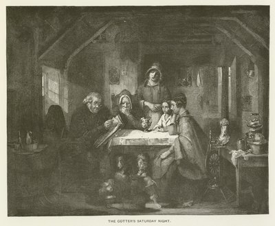 The Cotters lørdag aften af Thomas Faed