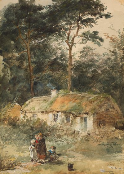 Faedernes Hjem af Thomas Faed