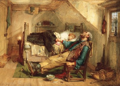 Udslidt, 1868 af Thomas Faed