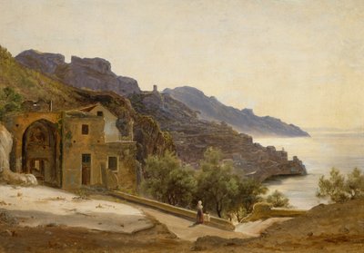 Terrasse i Amalfi af Thomas Fearnley