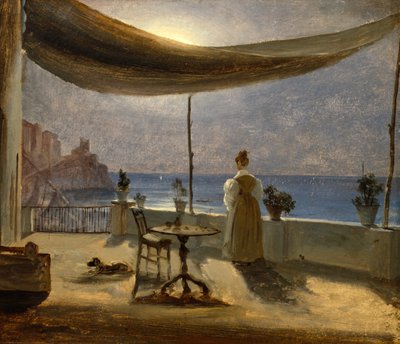 Terrasse i Sorrento af Thomas Fearnley