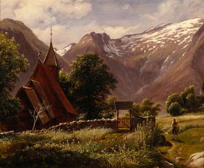 Tjugum Kirke, Balestrand af Thomas Fearnley