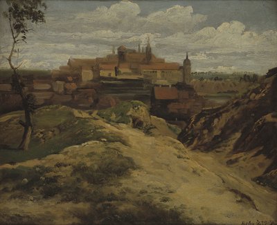 Udsigt over Meissen af Thomas Fearnley