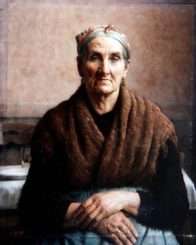 Madame Dafashno (olie på lærred) af Thomas Frederick Mason Sheard