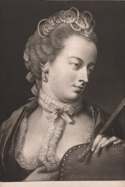 Dame elegant klædt af Thomas Frye