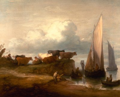 Et kystlandskab af Thomas Gainsborough