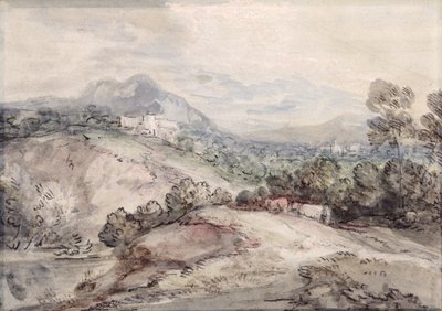 Et kuperet Landskab af Thomas Gainsborough