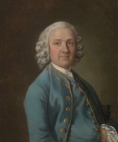 En mand kaldet Mr. Wood, den dansende mester, ca. 1757. af Thomas Gainsborough