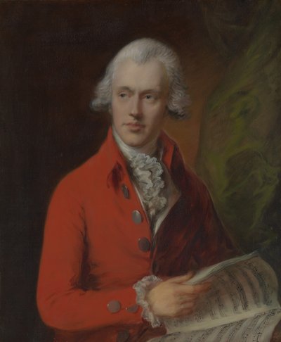 Charles Rousseau Burney 1747-1819, ca. 1780. af Thomas Gainsborough