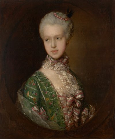 Elizabeth Wrottesley, senere hertuginde af Grafton af Thomas Gainsborough