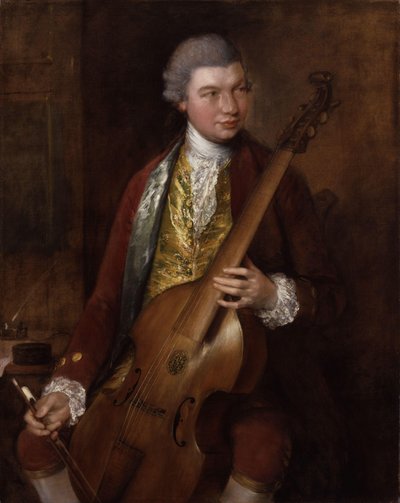 Karl Friedrich Abel af Thomas Gainsborough