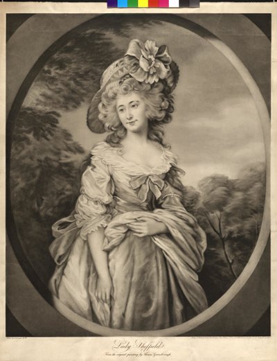 Lady Charlotte Sophia Sheffield af Thomas Gainsborough