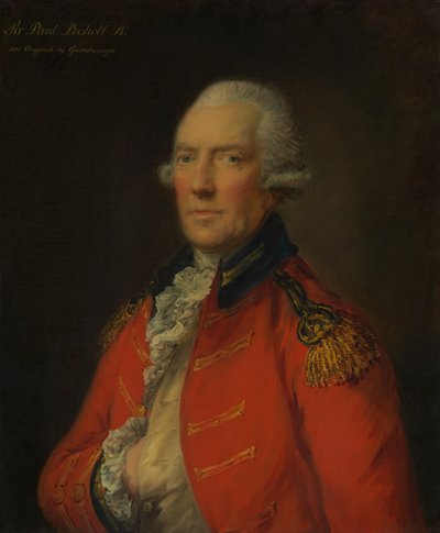 Oberstløjtnant Paul Pechell 1724-1800. af Thomas Gainsborough