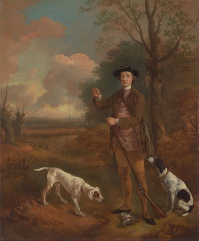 Major John Dade fra Tannington, Suffolk af Thomas Gainsborough