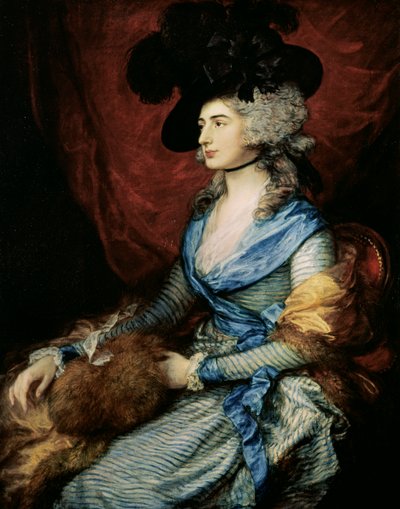 Fru Sarah Siddons, skuespillerinden (1755-1831), 1785 af Thomas Gainsborough