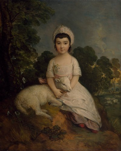 Portræt af Isabelle Bell Franks af Thomas Gainsborough