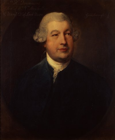 Portræt af The Hon. Henry Drummond (olie på lærred) af Thomas Gainsborough