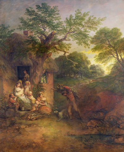 Træhuggerhjem, c.1780 af Thomas Gainsborough