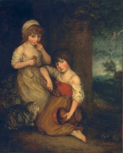 Unge Hobbinol og Ganderetta, ca. 1788 af Thomas Gainsborough